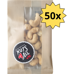Unsalted Cashews 30g x 50 Packs | Nuts4all