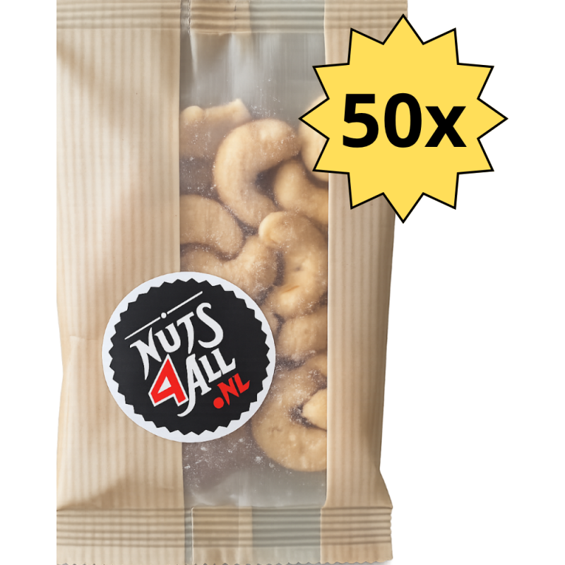 Noix de cajou salées 30g x 50 pièces | Nuts4all