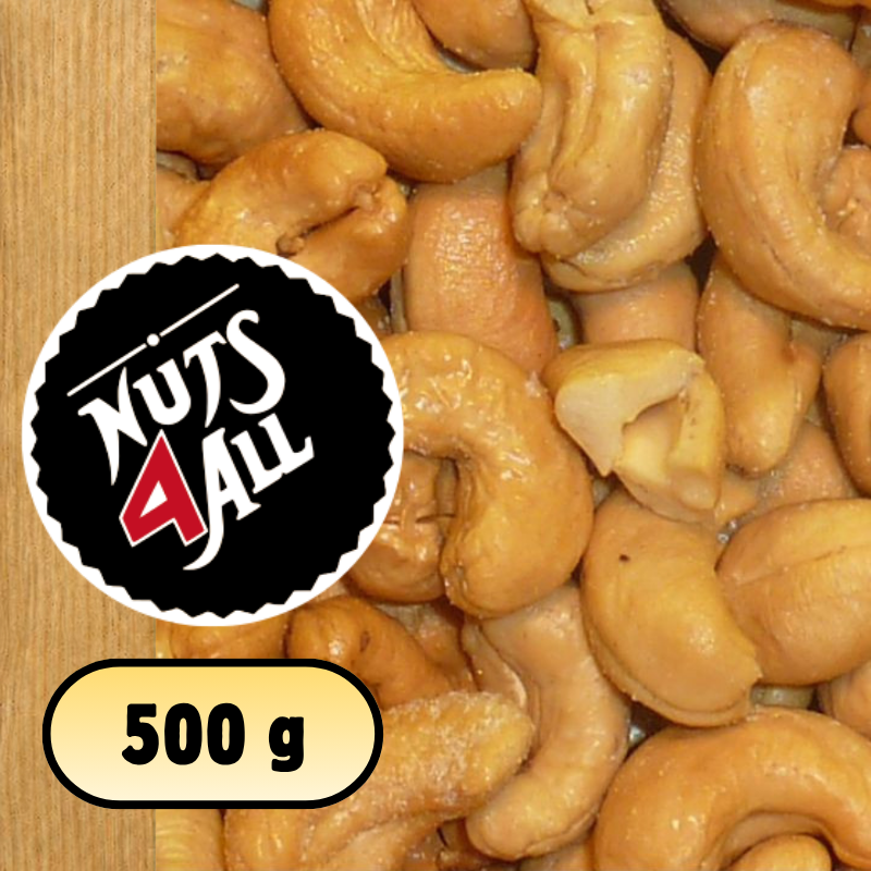 Salted Cashews 500g - West Africa | Nuts4all